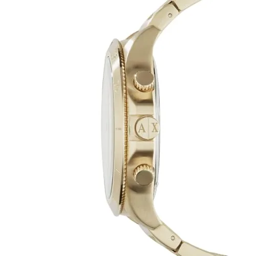 Armani Exchange ▫️ Relógios para homem, movimento de quartzo cronógrafo e caixa de 50 mm com bracelete em aço inoxidável 2