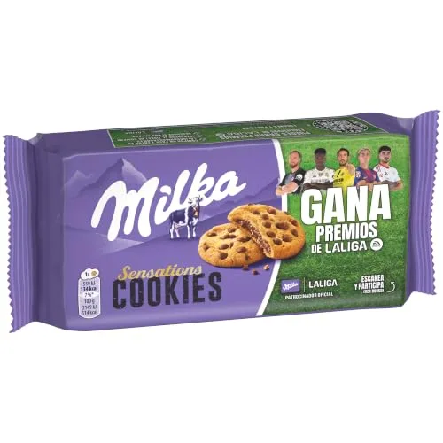 Milka ▫️ Sensations Bolacha com Pedaços de Chocolate de Leite, 156 g 3