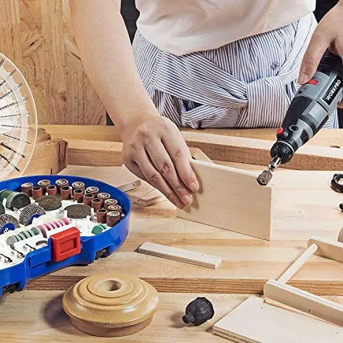 WORKPRO ▫️ Conjunto de acessórios para ferramentas rotativas, 276 peças, multifunções 6