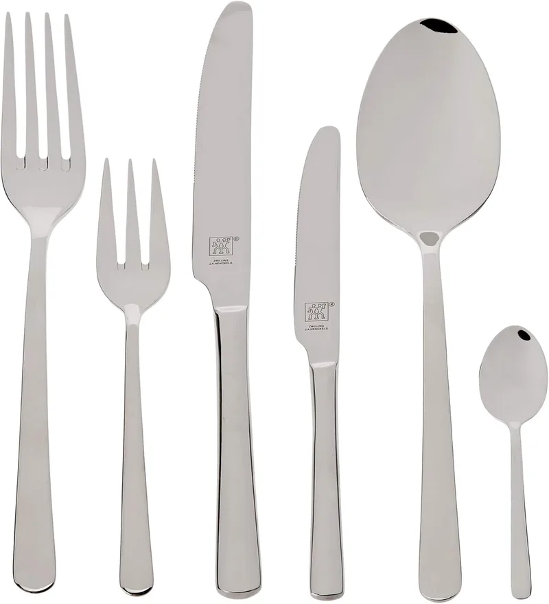 Zwilling Nova - Conjunto de talheres de mesa, 42 peças, aço inoxidável, 35 x 25 x 10 cm ()