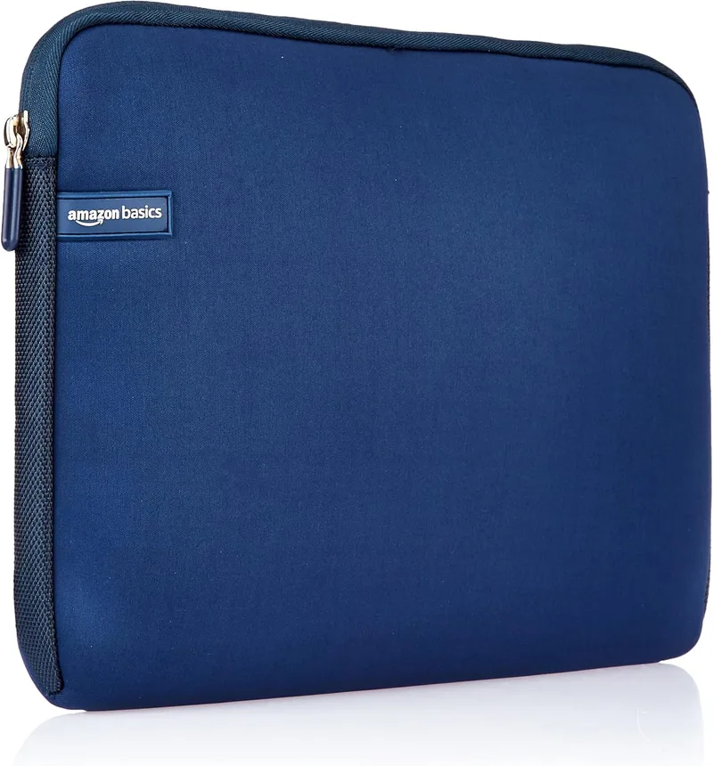 Amazon Basics ▫️ Bolsa para portáteis, 13,3 polegadas, azul-marinho