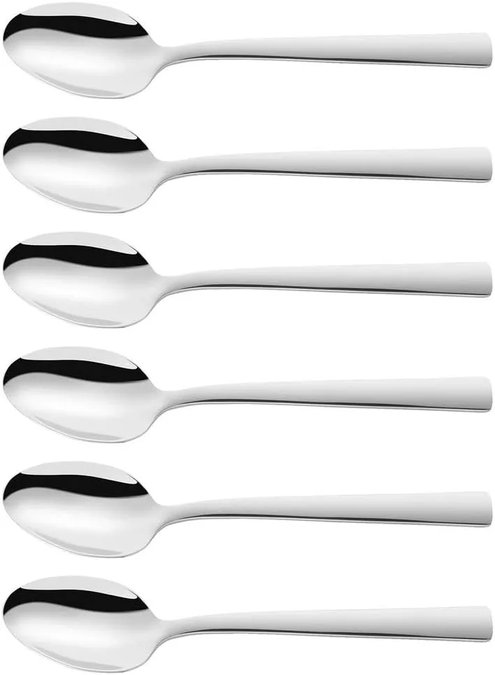 ZWILLING ▫️ Conjunto de 6 colheres de café em aço inoxidável 18/10