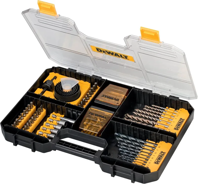 DEWALT ▫️ Conjunto de pontas e brocas de alto rendimento (100 peças), compatível com a caixa Tstak IV, DT71569-QZ