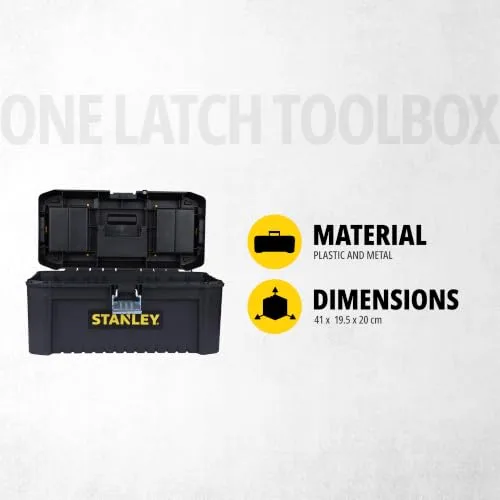 STANLEY ▫️ Caixa de ferramentas leve Essential de 16 polegadas, STST1-75518 3