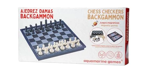Aquamarine Games ▫️ Xadrez, Damas e Gamão CP024 4