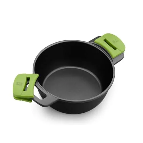 BRA ▫️ Prior | Panela alta com tampa de vidro e pegas de silicone, 20 cm 4