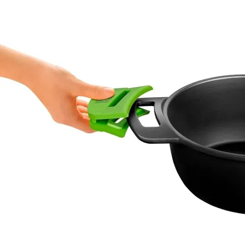 BRA ▫️ Prior | Panela alta com tampa de vidro e pegas de silicone, 20 cm 5