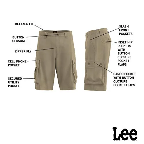 Lee ▫️ Wyoming - Calções Cargo com cinto - Calções Cargo para homem 5