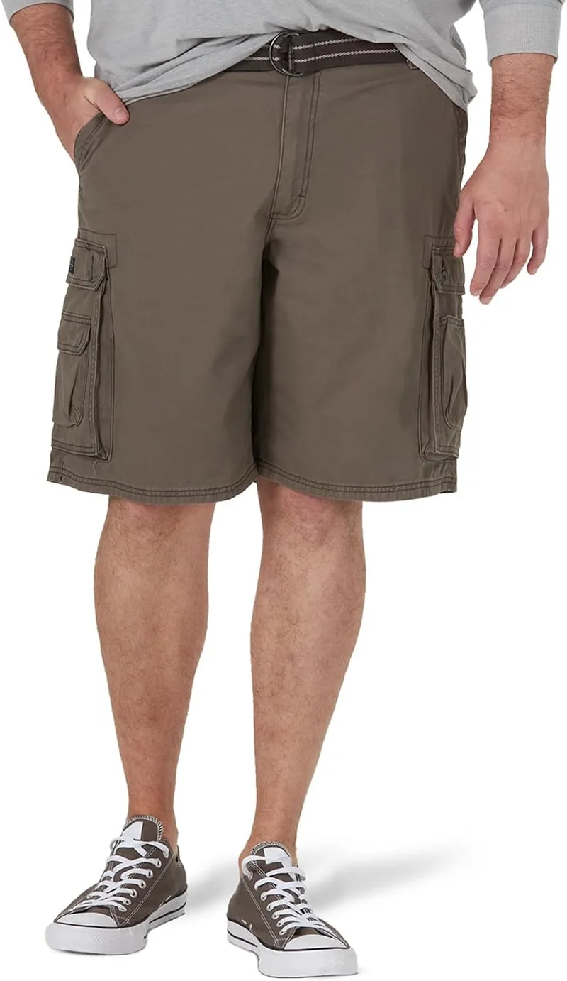 Lee ▫️ Wyoming - Calções Cargo com cinto - Calções Cargo para homem