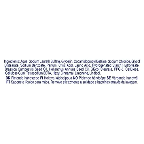 Dove ▫️ Sabonete Líquido para as Mãos com Hidratação Profunda e 5 Ingredientes Hidratantes para Todos os Tipos de Pele, Embalagem de 12 x 250 ml 5