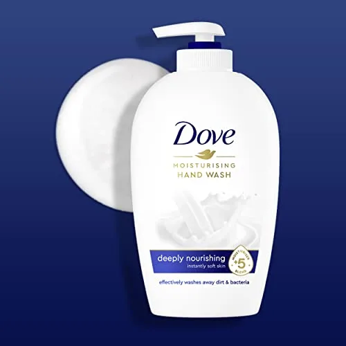 Dove ▫️ Sabonete Líquido para as Mãos com Hidratação Profunda e 5 Ingredientes Hidratantes para Todos os Tipos de Pele, Embalagem de 12 x 250 ml 6