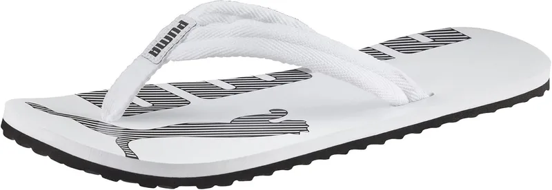 PUMA ▫️ Chinelos de dedo Epic V2 Branco e Preto