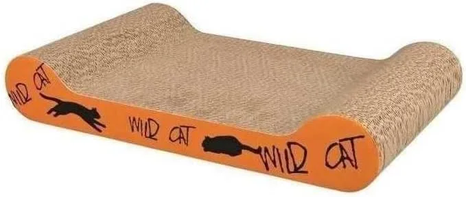 Trixie ▫️ Wild Cat arranha cartão, para gato, 41 x 24 x 7 cm, cores sortidas