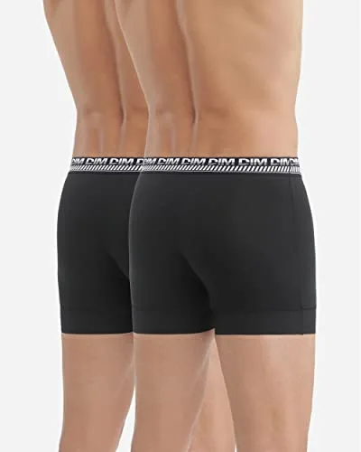 Dim ▫️ Conjunto de 2 boxers para homem em algodão elástico Stay and Fit Homem x2 3
