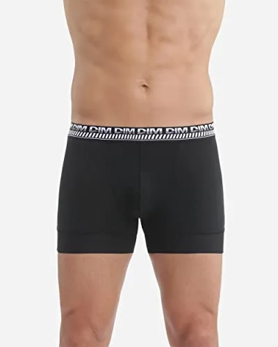 Dim ▫️ Conjunto de 2 boxers para homem em algodão elástico Stay and Fit Homem x2 4