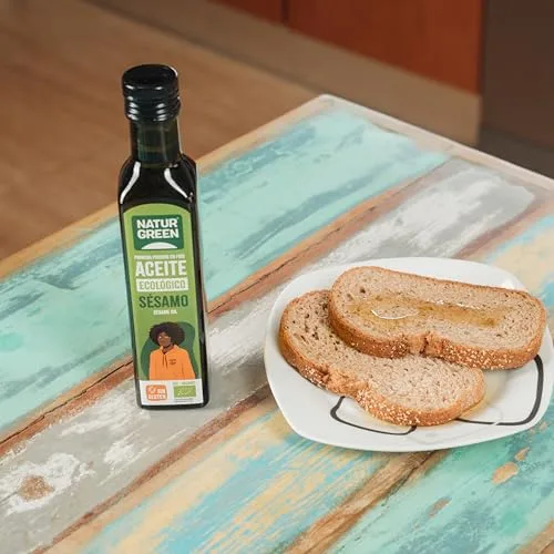 NaturGreen ▫️ Óleo de Sésamo Biológico de Primeira Prensagem (502278), 250 mililitros 5