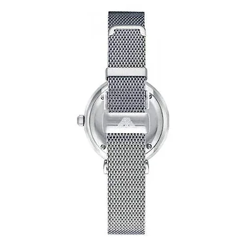 Emporio Armani ▫️ Relógio para mulher, 32 mm, movimento de quartzo com dois ponteiros e bracelete em aço prateado 2
