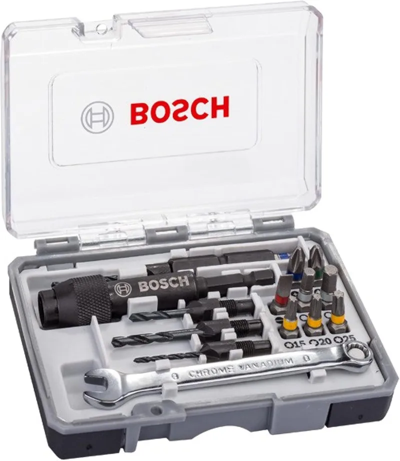 Bosch ▫️ Professional - Jogo de chaves de fendas, 20 pcs. extra duro (Acessórios para aparafusar e furar simples)