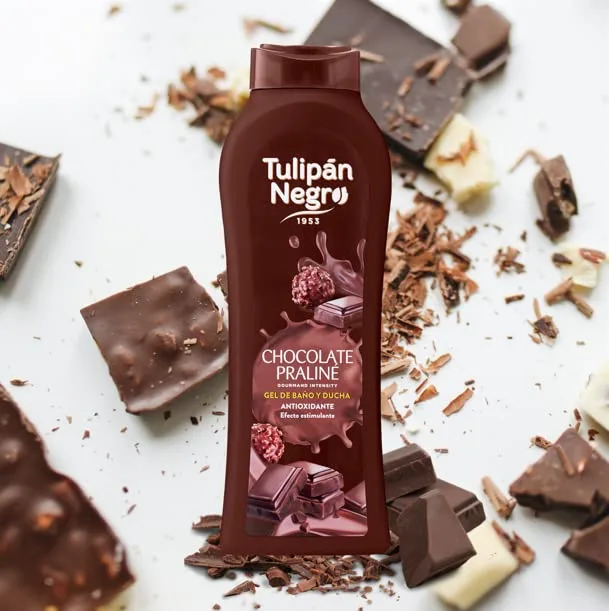 TULIPAN NEGRO ▫️ Tulipán Negro Gel de Banho de Chocolate Praliné, 650 ml 3
