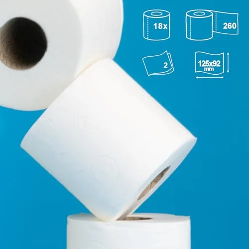 RENOVA ▫️ Papel Higiénico Super Duplo, 18=36 rolos, 2 camadas, Extra-suave 4