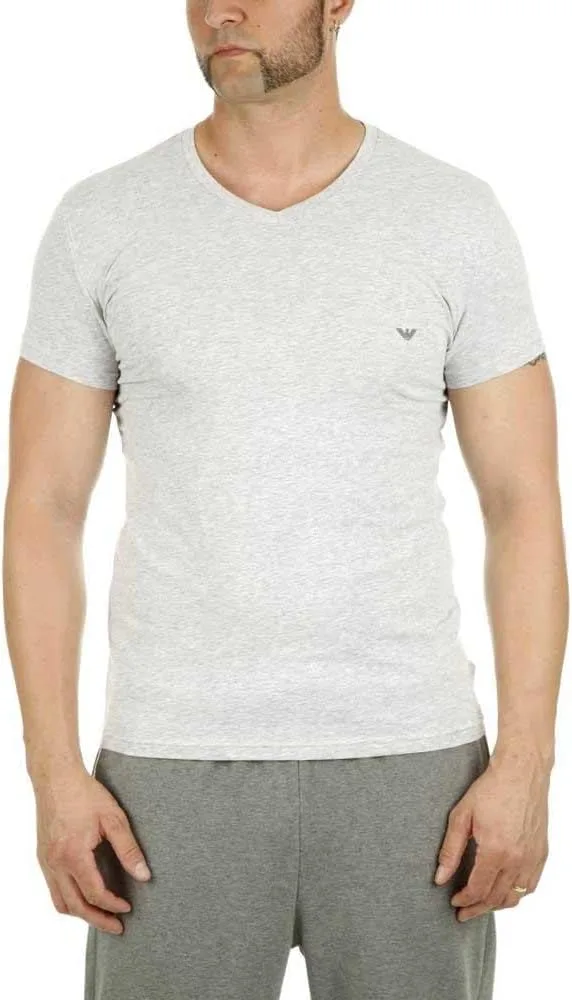 Emporio Armani ▫️ Cc735 110810 00020, Camisola interior para homem, Preto (Black),