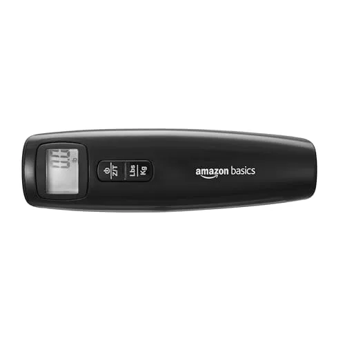 Amazon Basics ▫️ Balança digital para bagagem, Preto, Tamanho único 2
