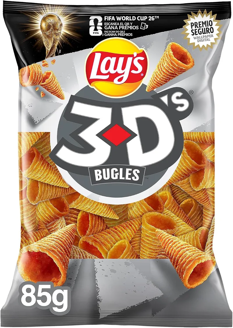 Lay's ▫️ Matutano - Bugles 3D's Cones de Milho 85 g