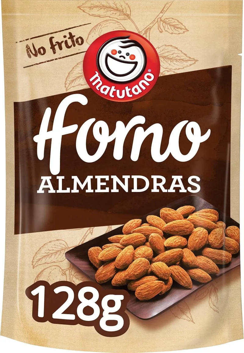 Matutano ▫️ Amêndoas torradas cozidas, 128g, 128 gramas, 1
