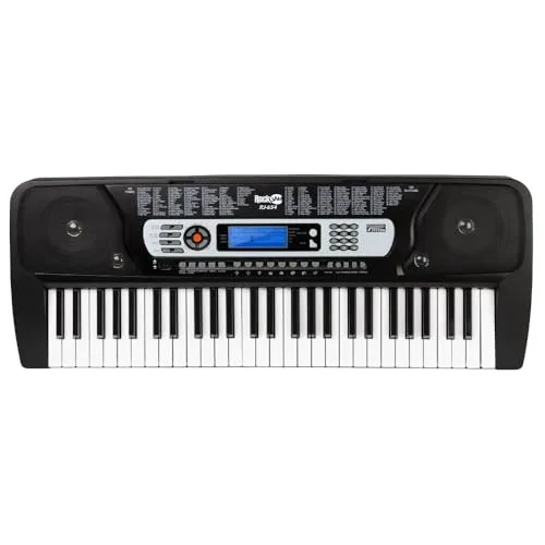 RockJam ▫️ Teclado digital portátil RJ654 de 54 teclas com suporte para computador e ecrã LCD interativo 2