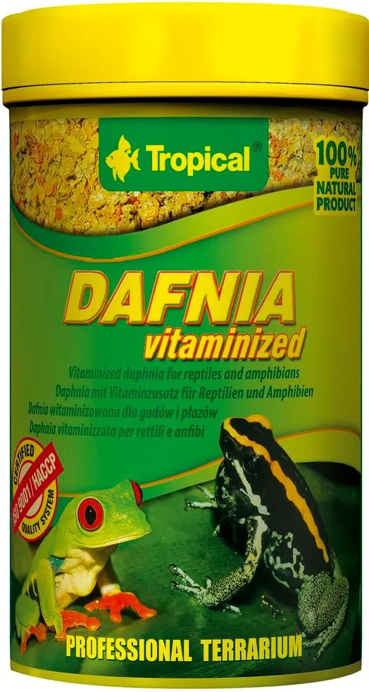 Tropical ▫️ DAFNIA VITAMINIZADA 100 ml / 16 g - Daphnia vitaminizada para peixes ornamentais