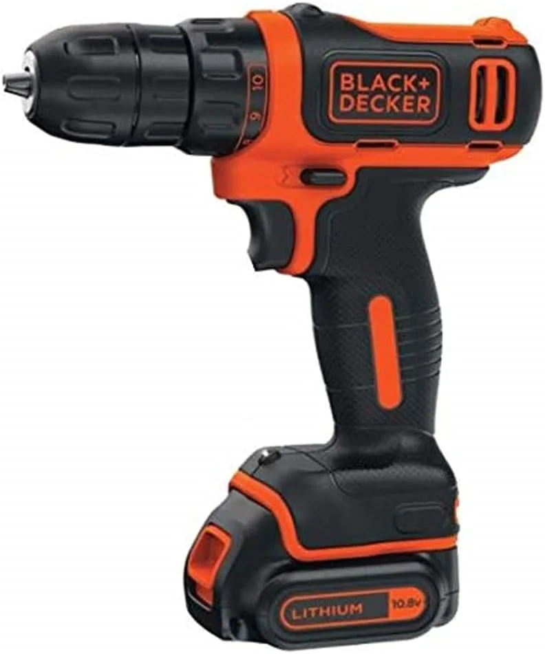 Black+Decker ▫️ BDCDD12K1 Berbequim para pistola Berbequim para pistola Desaparafusar 550 RPM 2 5 cm 1 cm