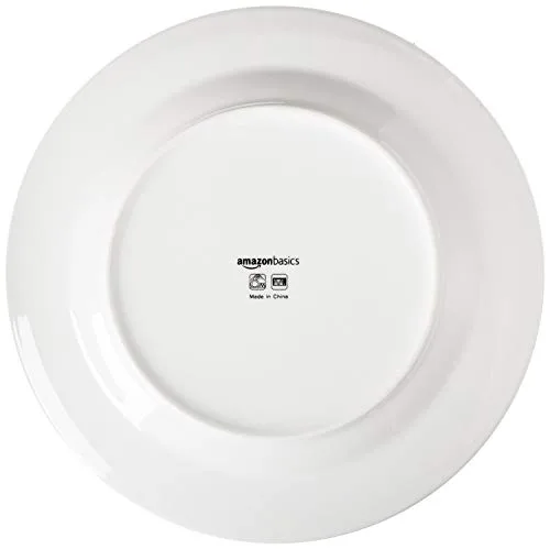 Amazon Basics ▫️ Conjunto de louça para 6 pessoas (18 peças), Branco 4