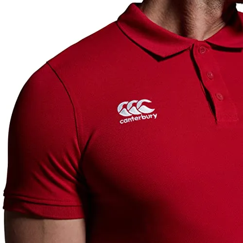 Canterbury ▫️ Camisa Polo de Algodão Waimak para Homem | Camisa de Rugby | Camisa Casual para um Conforto Duradouro 5