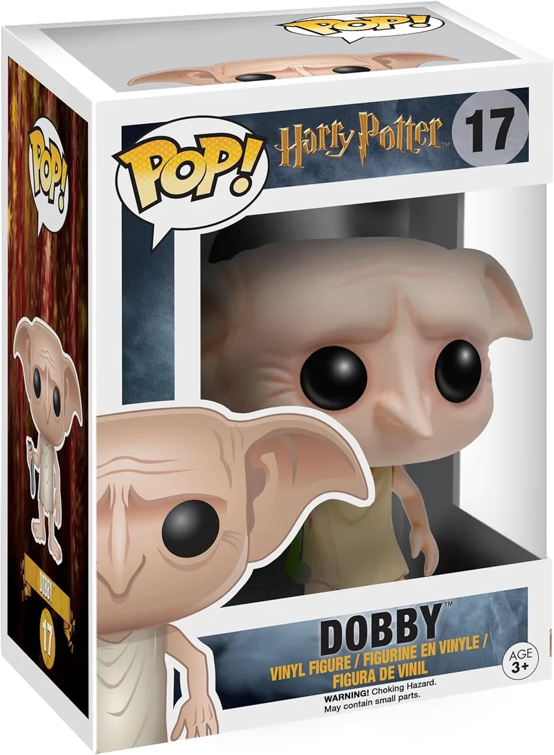 Funko ▫️ POP Movies: Harry Potter - Dobby - Figura de vinil colecionável - Ideia para presente - Produto oficial - Brinquedos para crianças e adultos - Fãs de filmes - Boneco para colecionadores