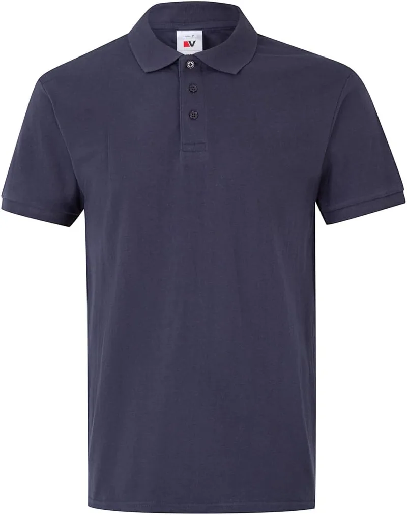 VELILLA ▫️ 105502; Polo manga curta; Cor azul-marinho; Tamanho S