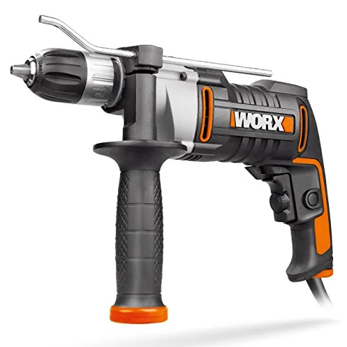 WORX ▫️ Berbequim de percussão 810 W | WX318 | 3 000 r.p.m | 48 000 i.| porta-brocas de 13 mm | controlo de velocidade variável | Inclui mala de transporte, 3 brocas HSS e 3 brocas para betão 4