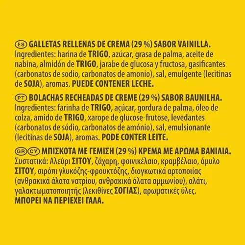 Oreo ▫️ Golden com sabor a baunilha – Bolachas recheadas – Embalagem de 14 bolachas – 154 g 2