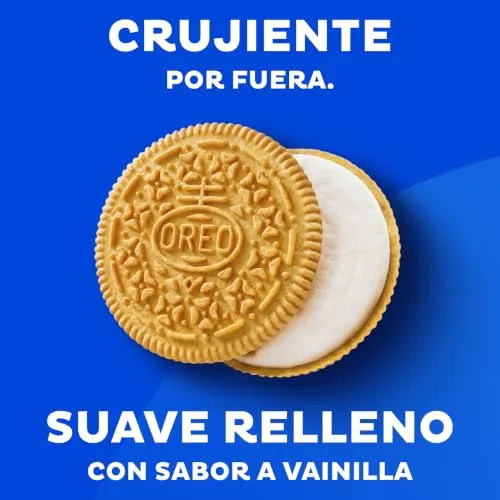 Oreo ▫️ Golden com sabor a baunilha – Bolachas recheadas – Embalagem de 14 bolachas – 154 g 6
