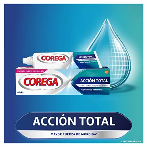 Corega ▫️ Acción Total, Creme Fixador para Próteses Dentárias, 70 g 2