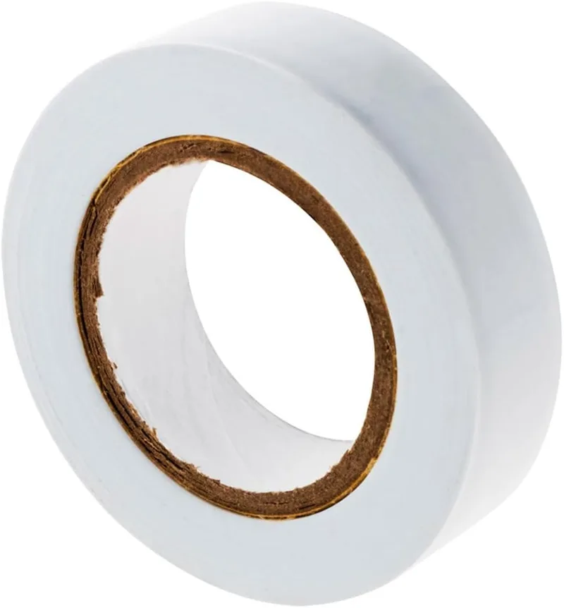 Zenitech ▫️ Rolo de fita adesiva isolante em PVC de 0,15 mm - Branca - Largura 15 mm x Comprimento 10 m - Ideal para trabalhos elétricos - Fácil identificação - Qualidade profissional para máxima segurança e fiabilidade