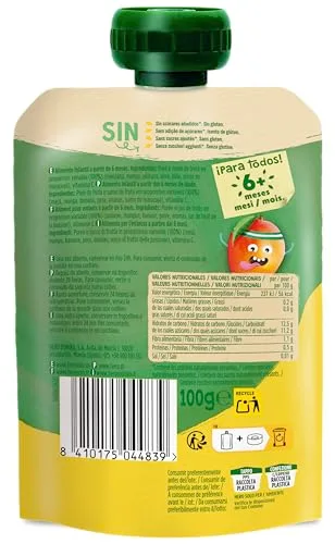 Hero Baby ▫️ Mi Fruta - Saquinhos de fruta com sabor tropical - Para bebés a partir dos 12 meses - 100 g 2