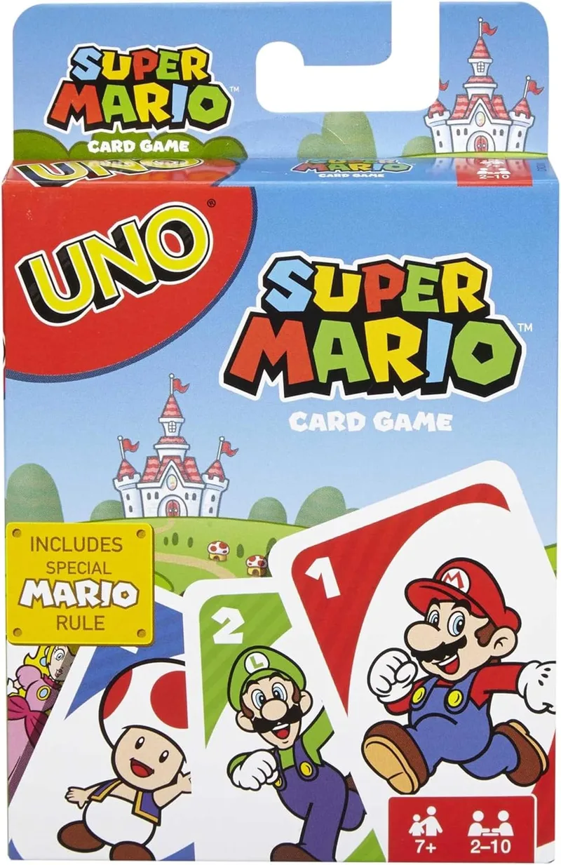 Mattel Games ▫️ UNO Super Mario Bros, jogo de cartas UNO (Mattel DRD 00)