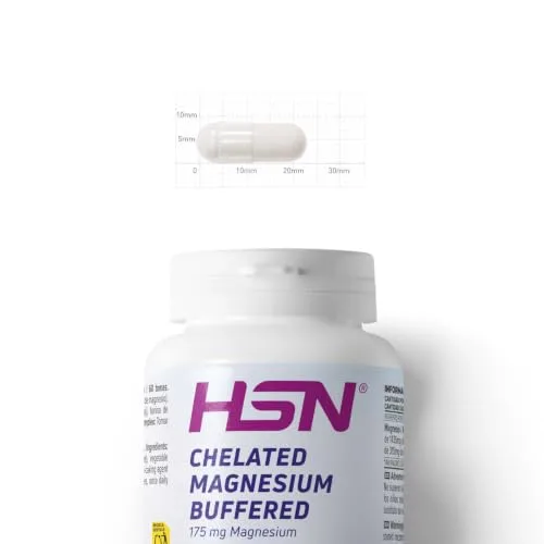 HSN ▫️ Bisglicinato de Magnésio 175 mg - 120 Cápsulas Vegetais 4