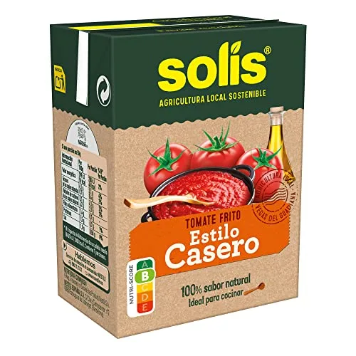 Solís ▫️ Molho de Tomate ao Estilo Caseiro em Embalagem Brick - Sem Glúten - 350 g 3