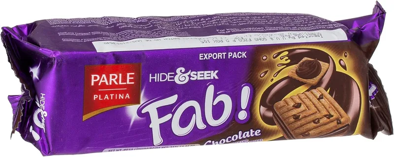 Parle ▫️ Fab H&S Chocolate Biscuits Pacote de 1 x 112 Gr 110 g