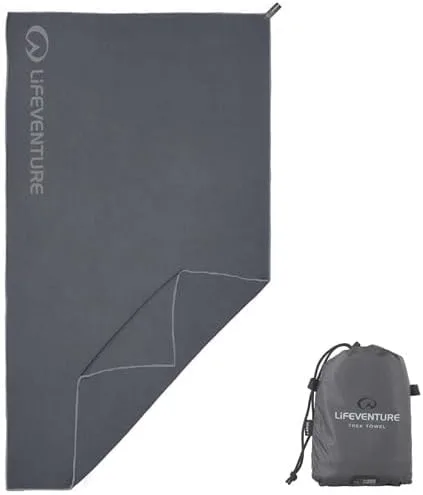 Lifeventure ▫️ Toalha de desporto de aventura Ultra leve e compacta HydroFibre Secagem super rápida e muito compacta