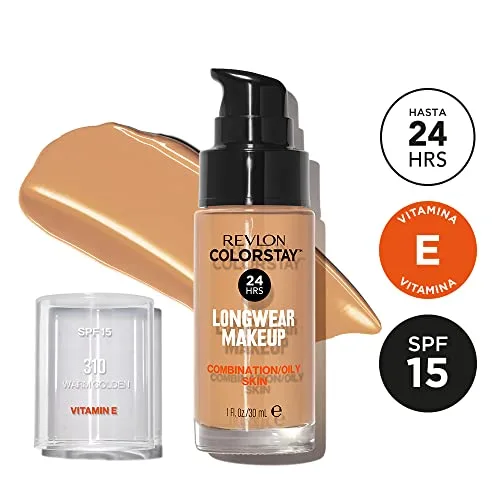 REVLON ▫️ ColorStay Base de Maquilhagem, pele mista/oleosa, 310 Warm Golden 2