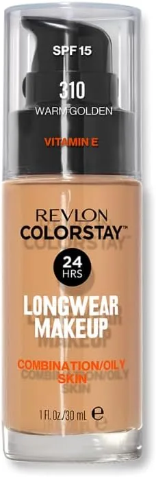 REVLON ▫️ ColorStay Base de Maquilhagem, pele mista/oleosa, 310 Warm Golden