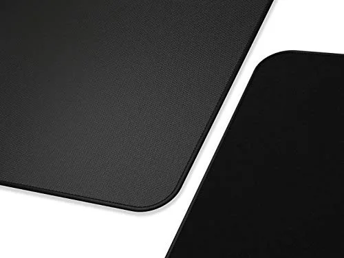 GLORIOUS ▫️ Tapete de tecido para jogos com bordas cosidas e formato alargado (preto) 4