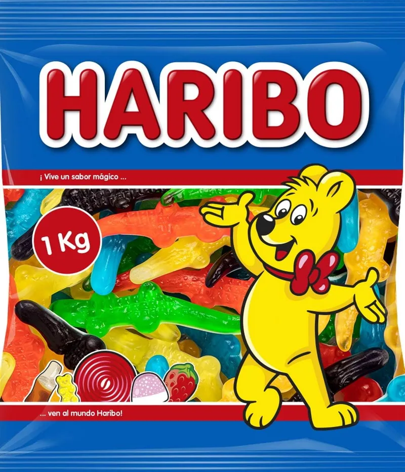 HARIBO ▫️ Lagartones Super - Rebuçados de Goma - 1000 gr